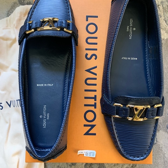 LOUIS VUITTON OXFORD LOAFERS SIZE 7 PRISTINE CONDITION - Picture 2 of 5